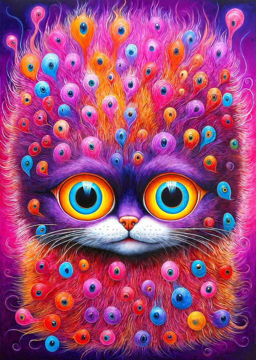 Actual product image Enjoy Puzzle Puzzle 1000 pieces - I'm Watching You (1000 pieces)