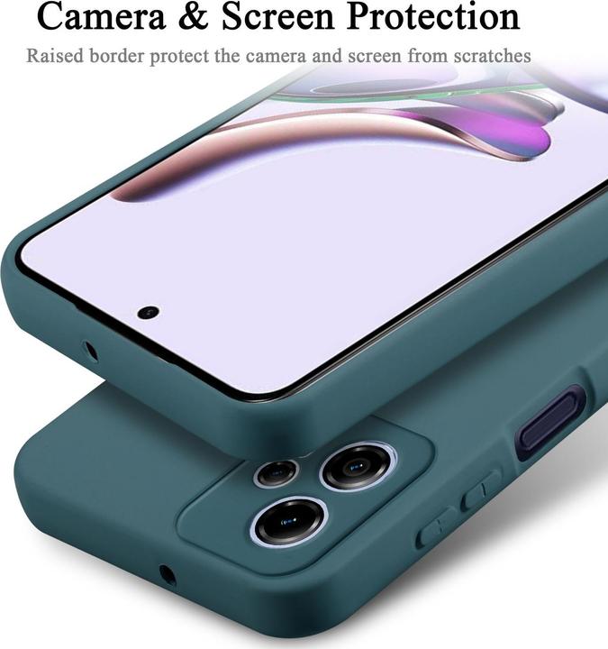 Actual product image Cadorabo Case for Motorola Moto G13 / G23 TPU in liquid protection silicone design (Motorola Moto G13, Motorola Moto G23)