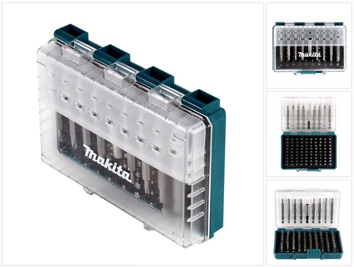 Productafbeelding Makita Bit ingesteld (Zeskantbus TX M15, Zeskantbus TX M20, Zeskantbus TX M30, Kruis Phillips PH M1, Phillips kruis PH M2, Zeskantbus TX M25, Zeskantbus TX M40, Kruis Pozidriv PZ M1, Kruis Pozidriv PZ M2, Phillips kruis PH M3, Kruis Pozidriv PZ M3, Kruis Pozidriv PZ 1/6", Kruis Pozidriv PZ 2/5", Zeskantige inbus TX 10/5")