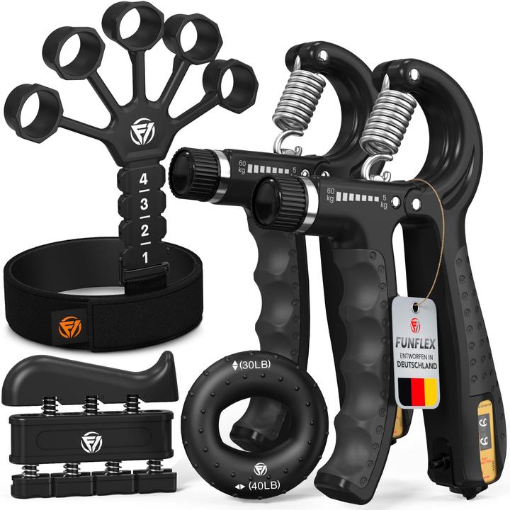 Funflex Verstellbares Hand- und Fingertrainings-Set 5-teilig