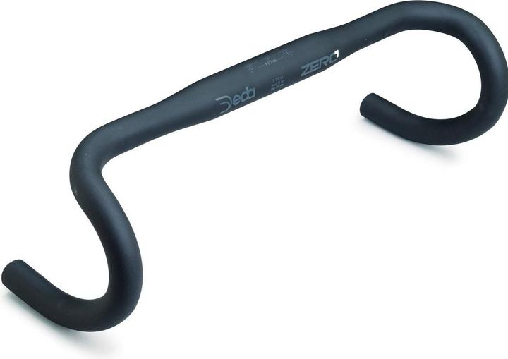 Actual product image Deda Elementi ZERO1 RHM Handlebar, Black on Black (BOB), Alloy 6061 (42 cm) (31.80 mm)