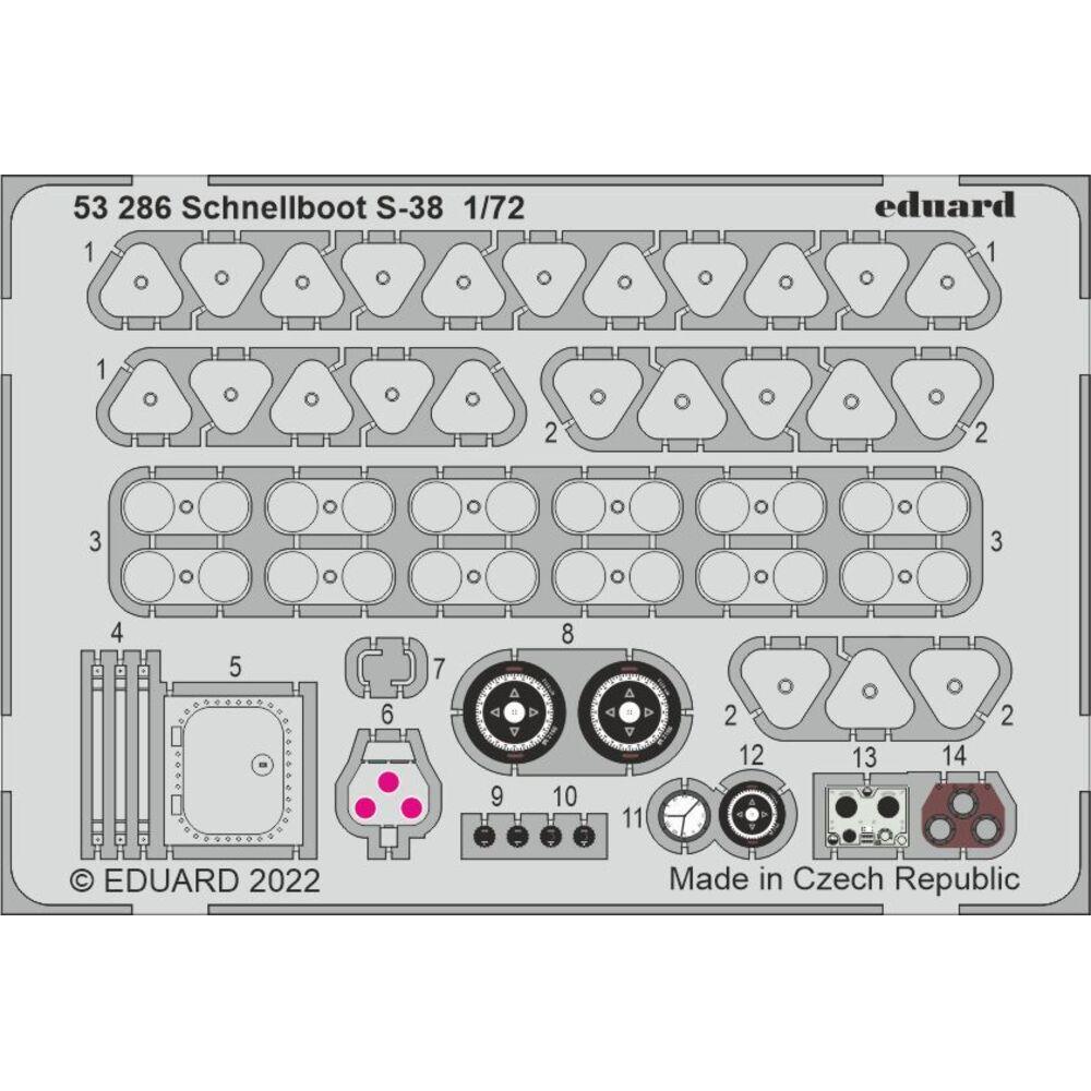 Eduard Schnellboot S-38 for FORE HOBBY