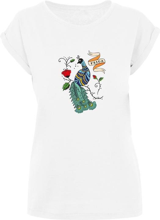 Produktbild Merchcode Ladies Frida Kahlo Bird T-Shirt - 112079 (S)