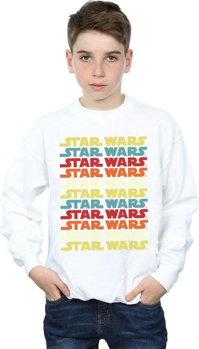 Produktbild Star Wars Retro Repeat Logo Sweatshirt Jungen (152, 158)