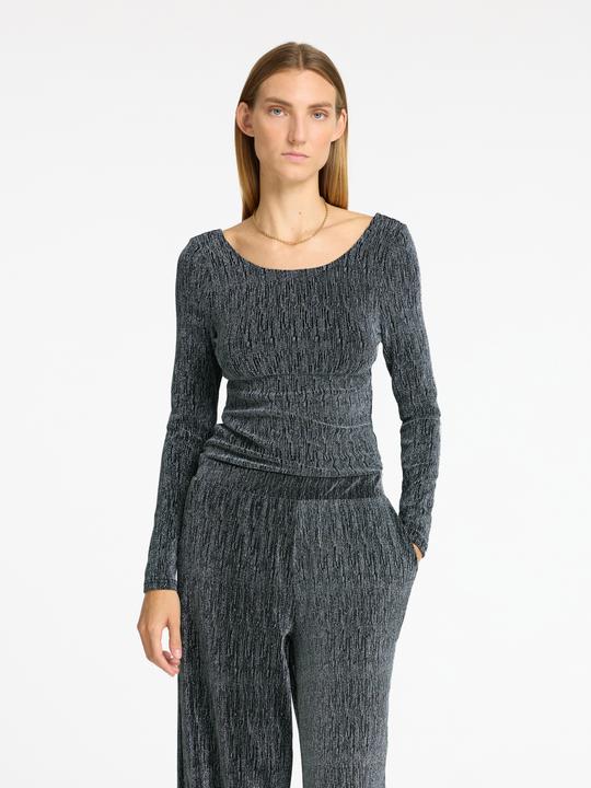 Produktbild Selected Femme Glitzer Oberteil mit langen Ärmeln (M)