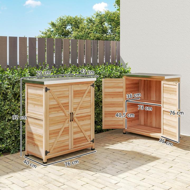 Produktbild Outsunny Gartenschrank