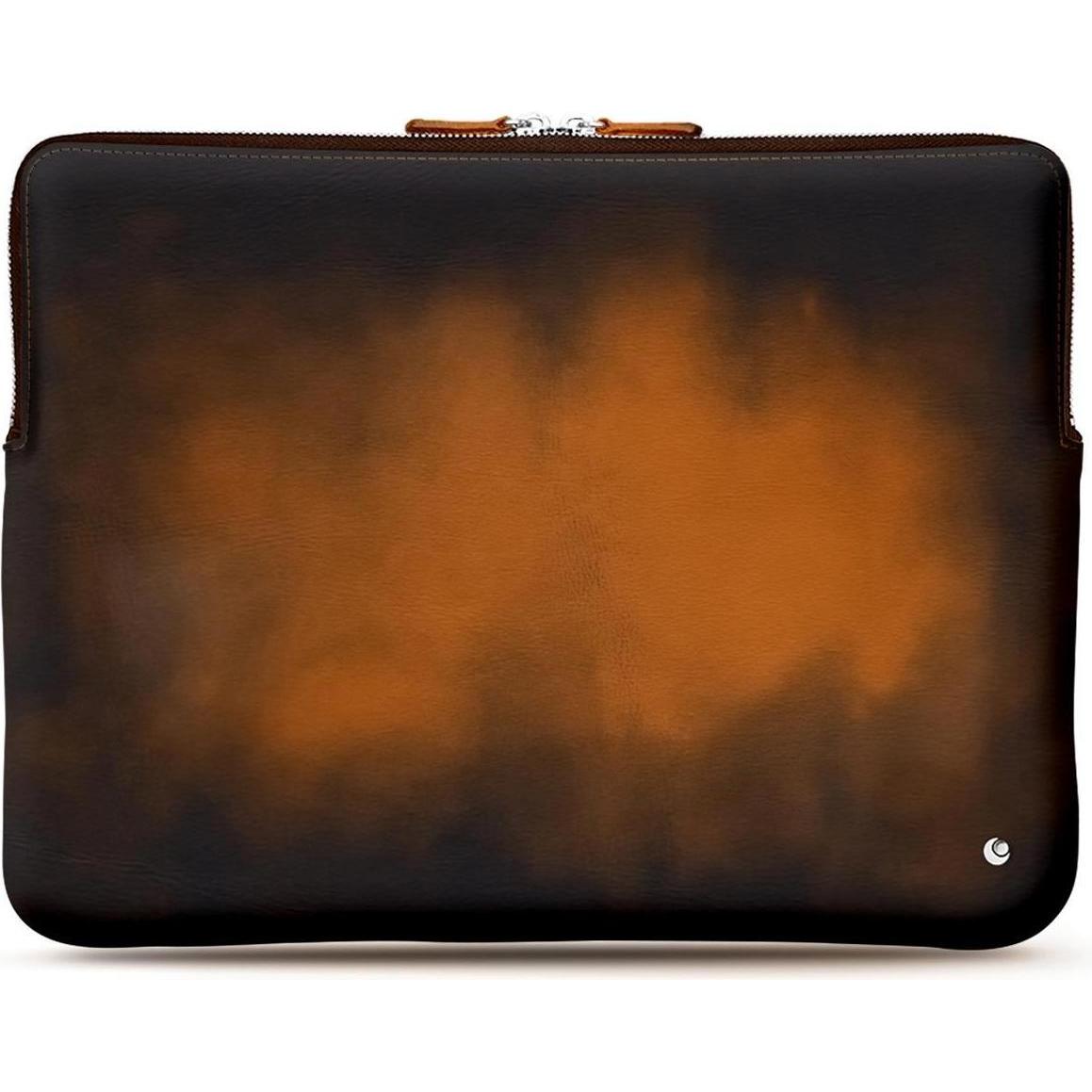 Noreve Lederhülle, Notebooktasche, Braun