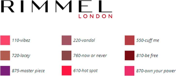 Produktbild Rimmel London Lip Art Graphic liner&liquid lipstick #810-be free (810 Be Free)