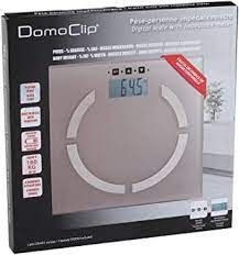 Produktbild DomoClip Glaspersonenwaage bis 180kg rot (180 kg)