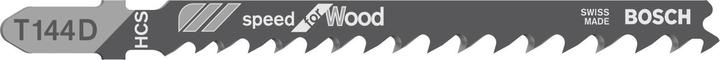 Produktbild Bosch Professional Zubehör Stichsägeblatt T 144 D Speed for Wood, 3er-Pack
