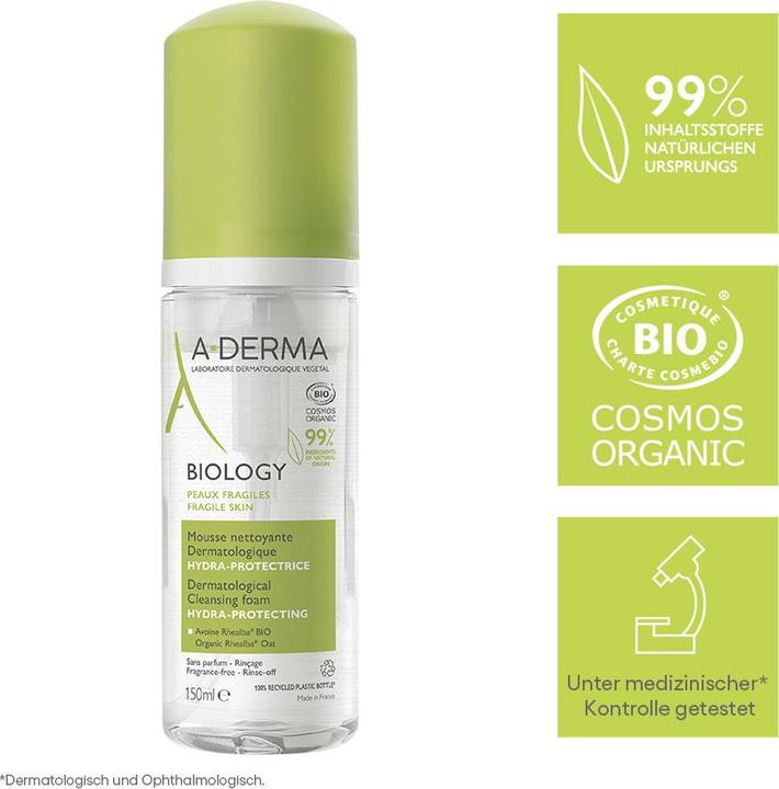 Actual product image A-Derma BIOLOGY Cleansing Foam Foam (Cleansing Foam, 150 ml)
