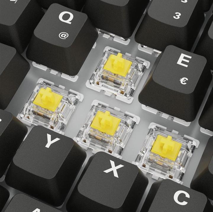 Produktbild Sharkoon SGK50 S3 PBT bk Gateron GPRO Yellow DE (DE, Kabelgebunden)
