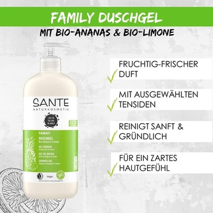Actual product image Sante Family shower gel (950 ml)