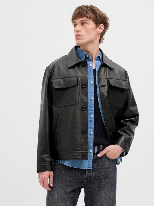 Actual product image Jack & Jones Lederjacke Lederjacke (L)