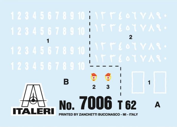 Actual product image 1:72 Rus. T-62 battle tank
