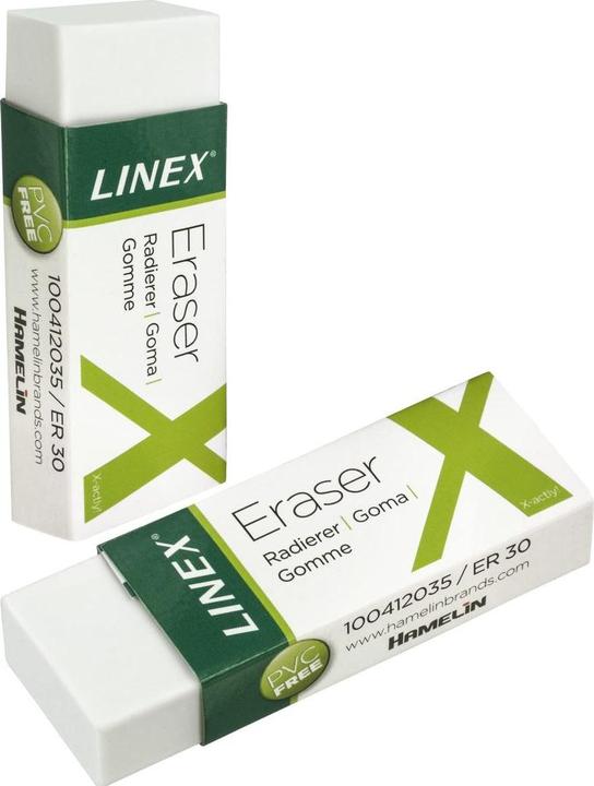 Produktbild Linex Radiergummi weiss 2 Stück