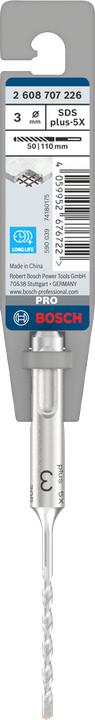Produktbild Bosch Hausgeräte HammerbohrerPRO SDSplus-5X 3x50x100mm 2608707226