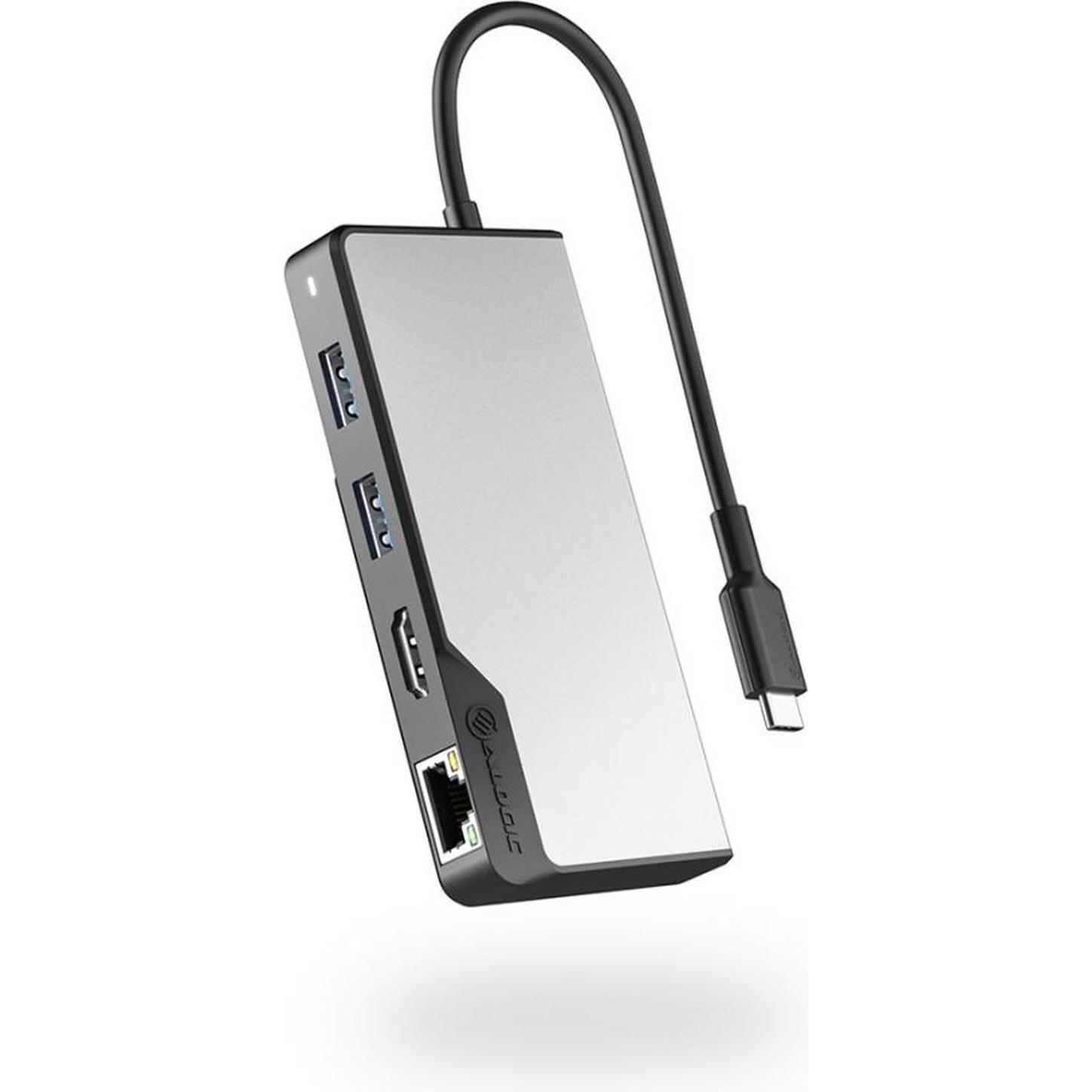 Alogic USB-C FUSION ALPHA 5-IN-1 HUB - (USB-C, 4 Ports) (UCFUPRGEV2-SGR)
