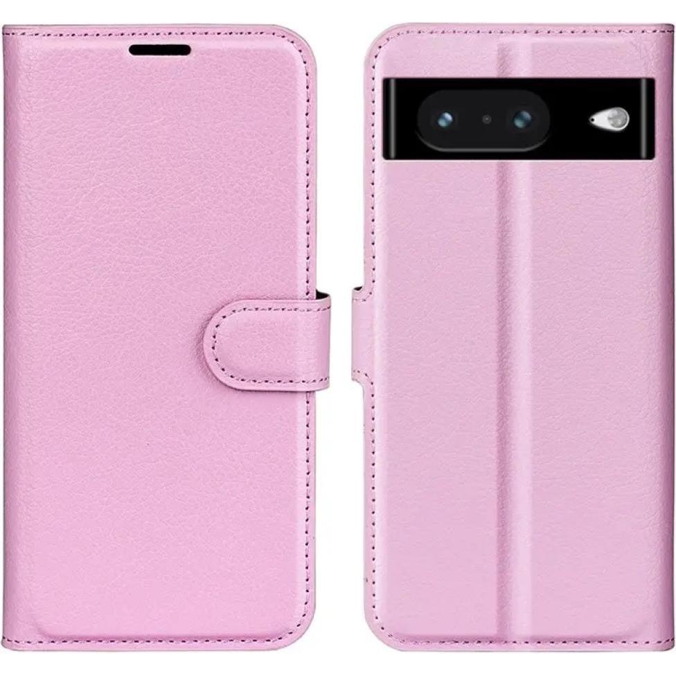 Screenguard Google Pixel 8 Leather Guard Lederhülle (Google Pixel 8), Smartphone Hülle, Rosa