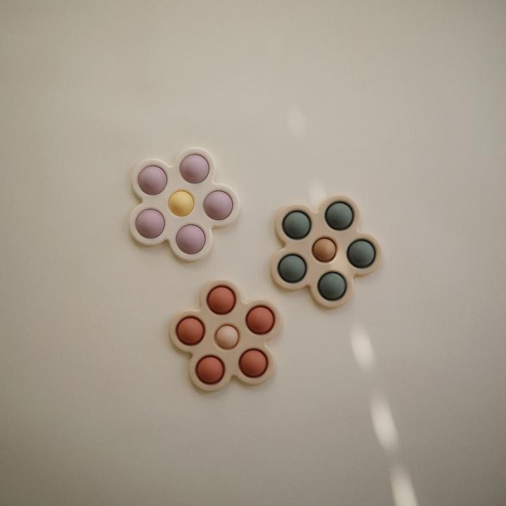 Actual product image Mushie Flower print toy (10 Months)