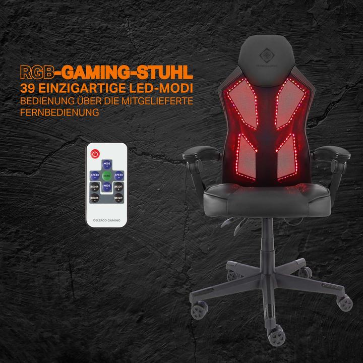 Produktbild Deltaco Gaming DC330 LED Gaming Stuhl