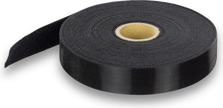 Actual product image ACT Hook & Loop cable tie 15 mm STICK TAPE 15MM BLACK 10MTR (Velcro cable ties, 1 pcs.)