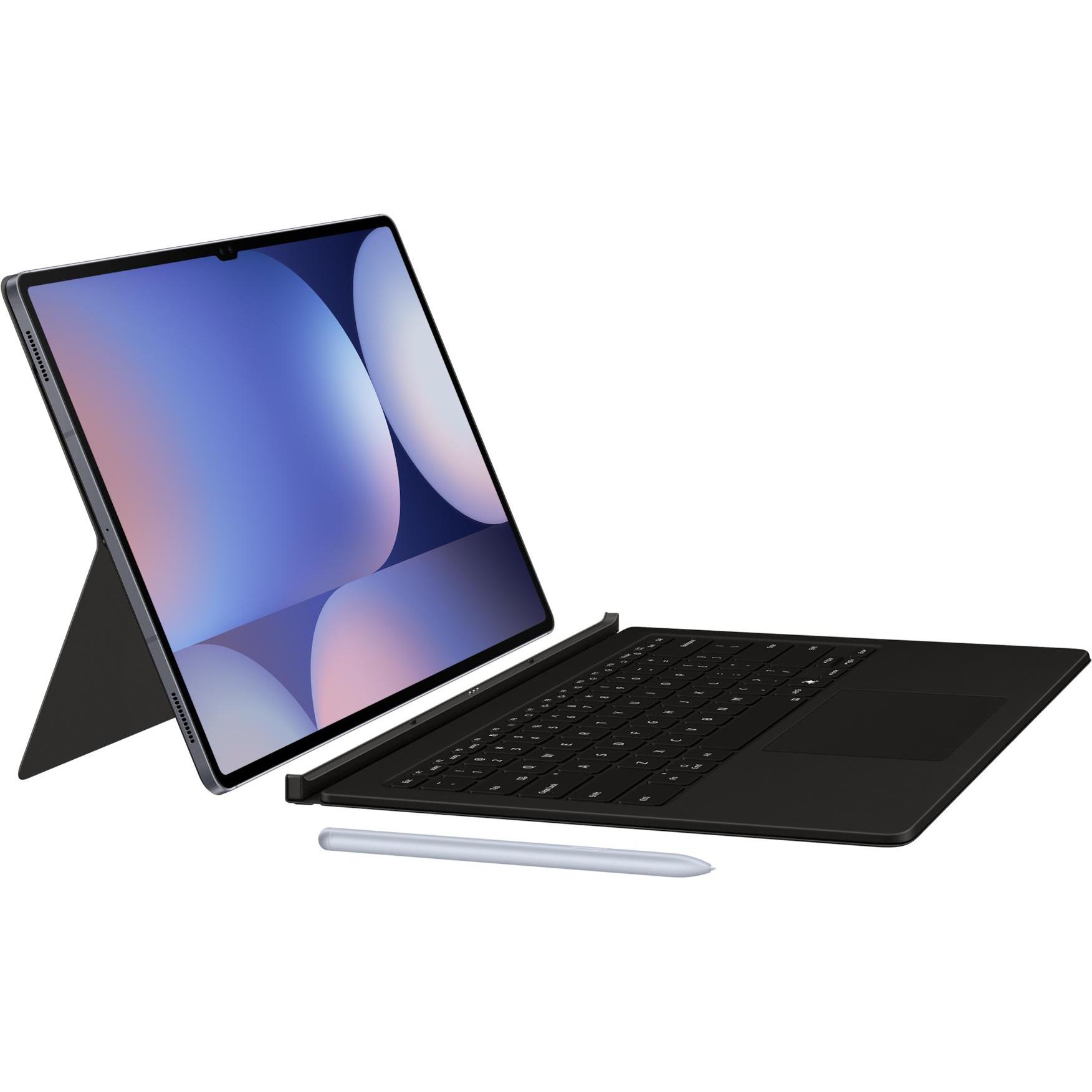 Samsung Book Cover Keyboard (DE, Galaxy Tab S10 Ultra, Galaxy Tab S9 Ultra), Tablet Tastatur, Schwarz
