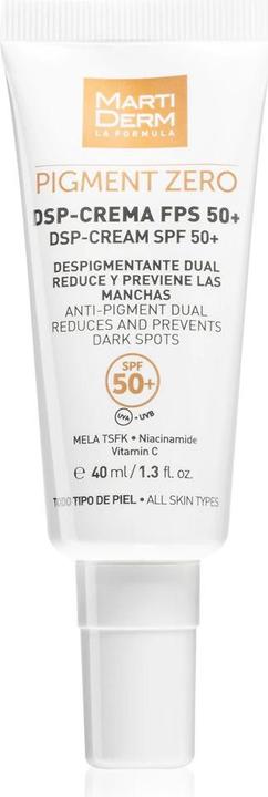 Actual product image Martiderm Pigment Zero DSP Cream SPF50+ (Sun cream face, SPF 50, 40 ml)