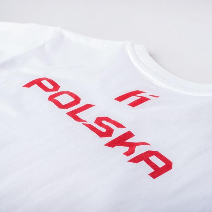Immagine prodotto Huari Dziecięca koszulka z krótkim rękawem Poland Fan Kids white/racing red rozmiar 122 (122)