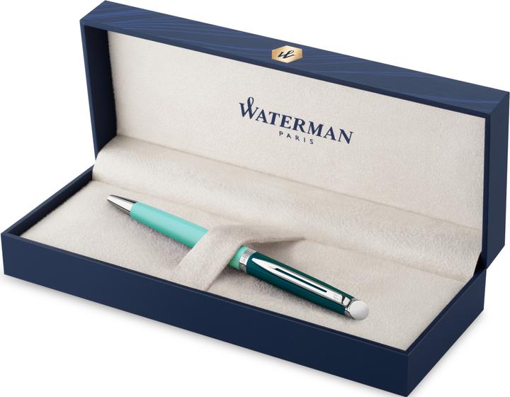 Actual product image Waterman Bullets. Hemisphere Colour Blocking Green C.C. M bl. gift box (Green, 1x)