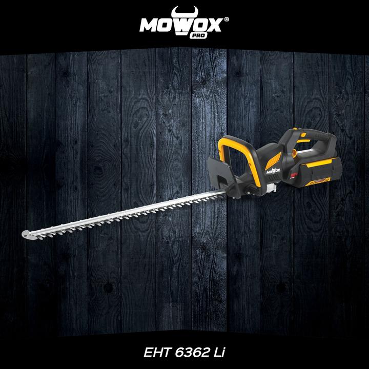 Produktbild Mowox | Excel Series Hand Held Battery Hedge Trimmer With Rotating Handle EHT 6362 Li Cordless (Akkubetrieb)