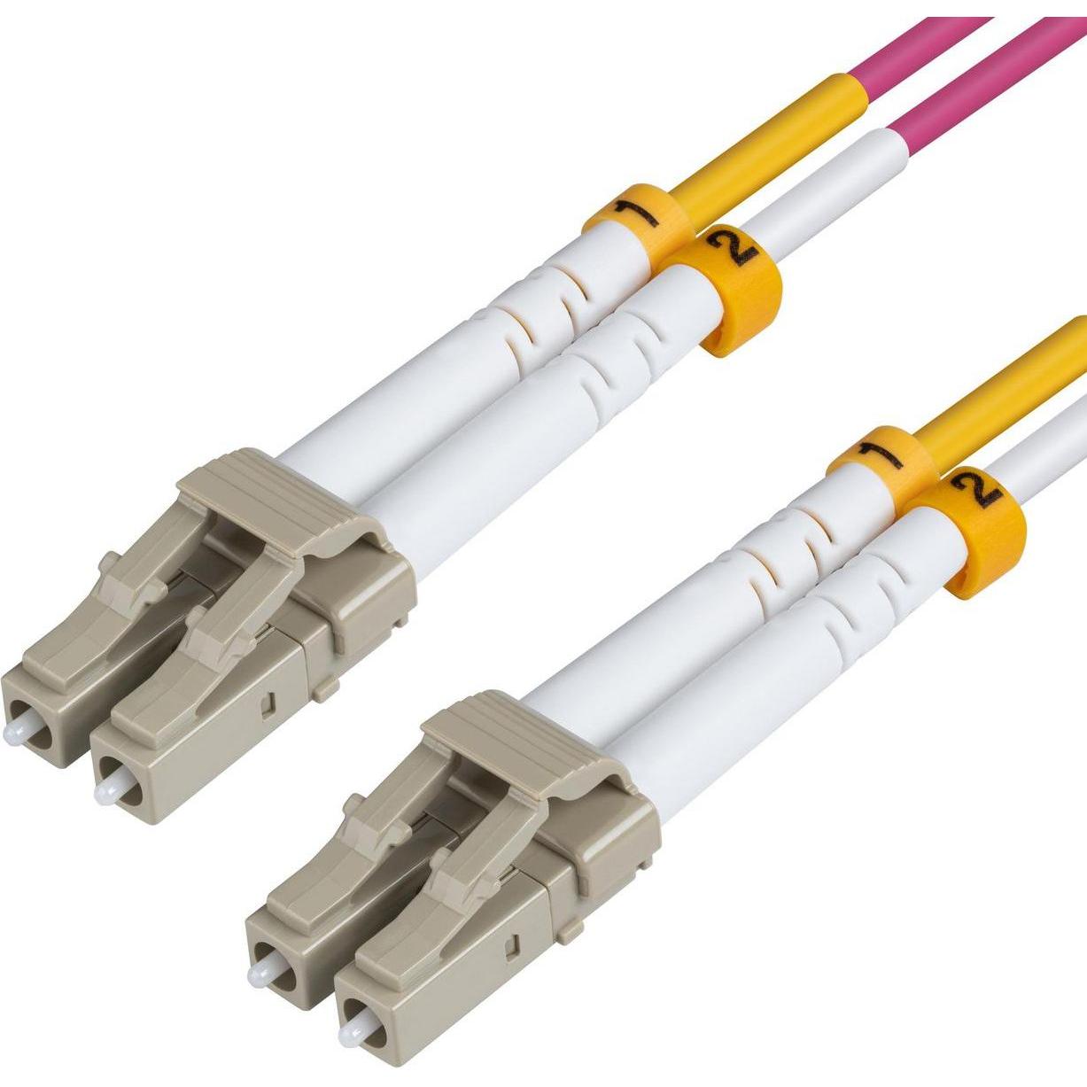 MicroConnect FIB4404P Cavo in fibra ottica 4 m LC/UPC LSZH OM4 Viola (4 m), Cavo di rete