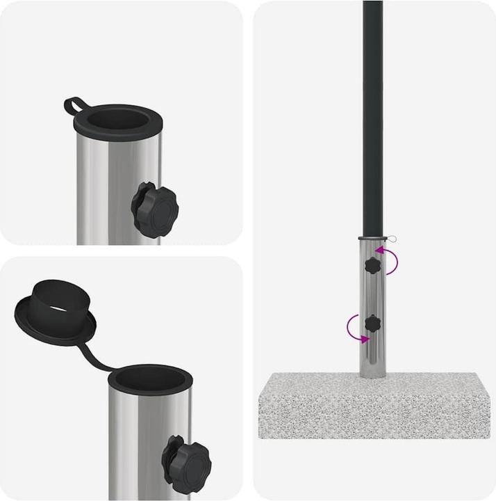 Produktbild vidaXL Sonnenschirmfuss