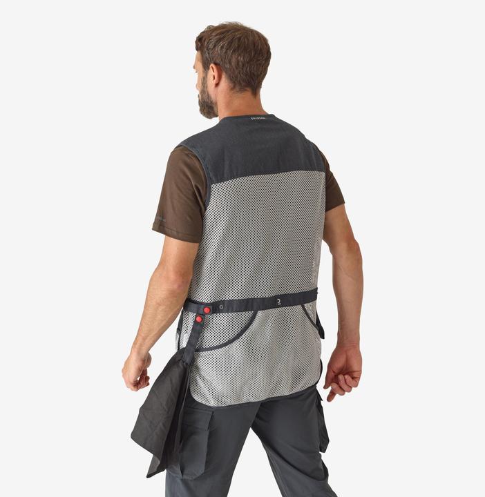 Produktbild Solognac Jagdweste 100 grau/schwarz (L)