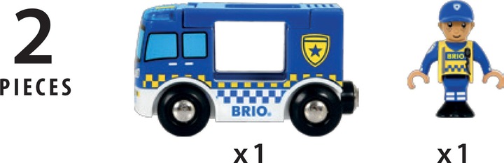 Productafbeelding Brio Politieauto