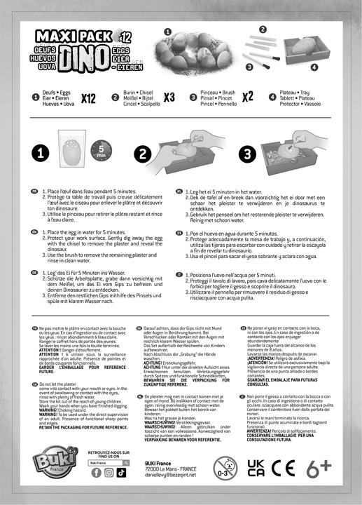 Image du produit Buki Coffret Oeufs Dino