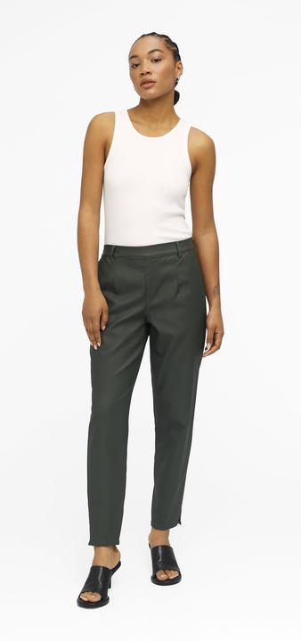 Actual product image Object Coated Straight Fit Trousers (36)