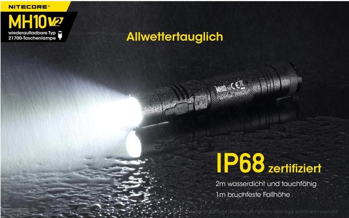 Immagine prodotto Nitecore MH10 V2 - 1200 lumen (14.70 cm, 1200 lm)