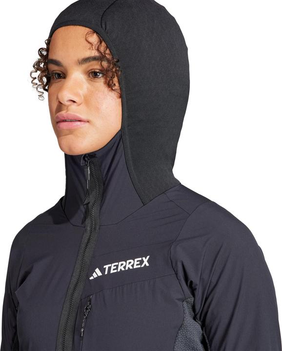 Immagine prodotto adidas Pile antivento con cappuccio Terrex Techrock da donna (L)