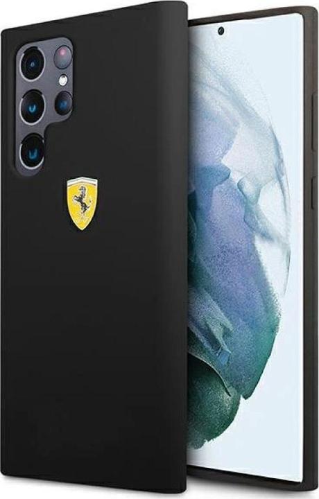 Ferrari FESSIHCS22LBK S22 Ultra S908 Black (Samsung Galaxy S22 Ultra)