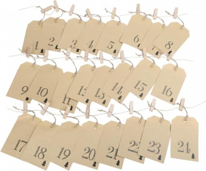 Actual product image small foot Christmas calendar