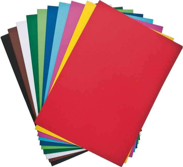 Produktbild Folia Tonkarton, (B)500 x (H)700 mm, 220 g/qm, sortiert (220 g/m², 100x)