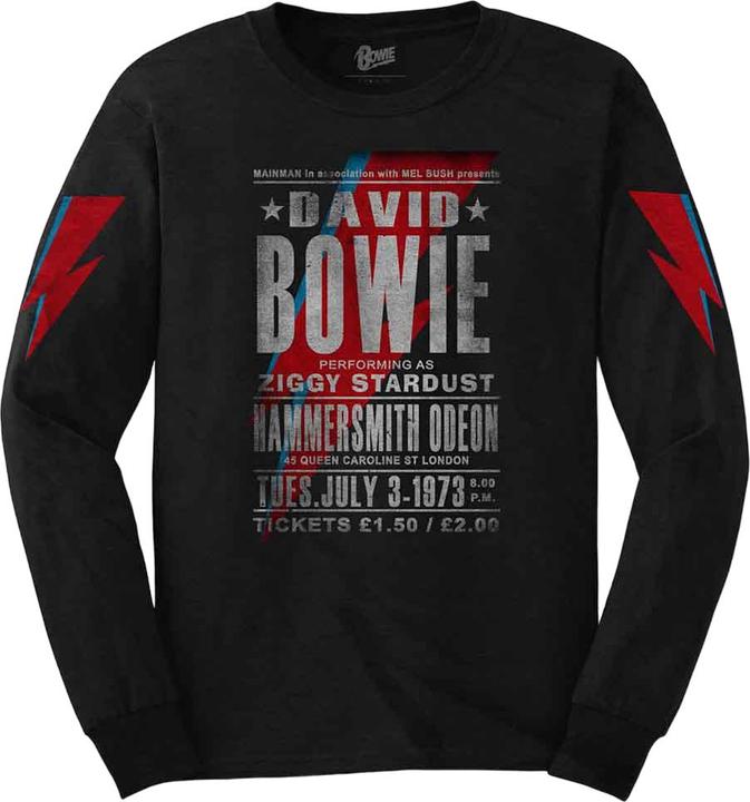 Produktbild David Bowie Hammersmith Odeon TShirt Langärmlig (S)
