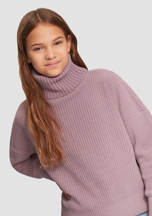Produktbild s.Oliver Strickpullover Strickpullover mit Rollkragen im Relaxed Fit (170, 176)