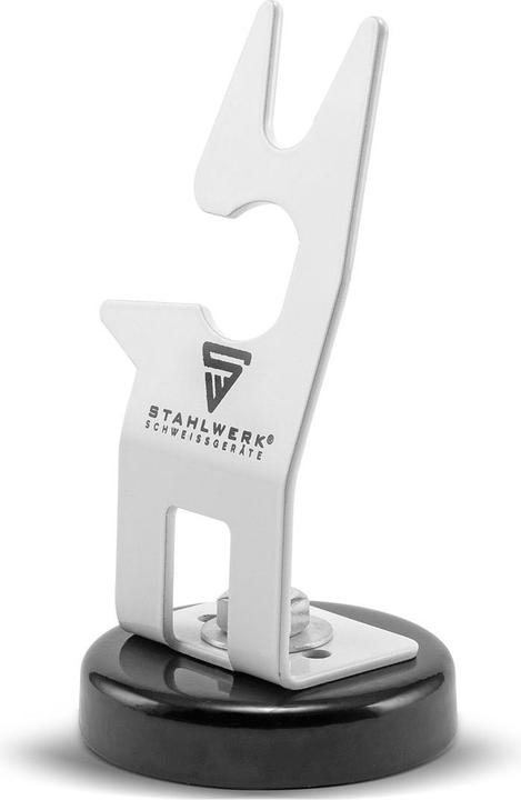 Stahlwerk Welding torch holder with magnetic stand white Wig Mig Plasma
