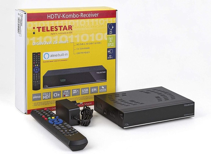 Actual product image Telestar Diginova 25 smart (DVB-S, DVB-S2, DVB-C, DVB-T2, CI+ slot)