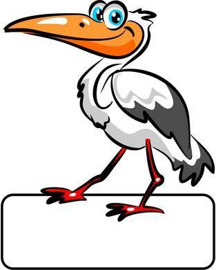 Produktbild Rägebogeland Geburtstafel Storch