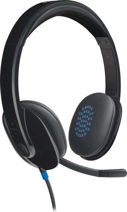 Logitech H540 USB Computer Headset (Cable, USB-A)