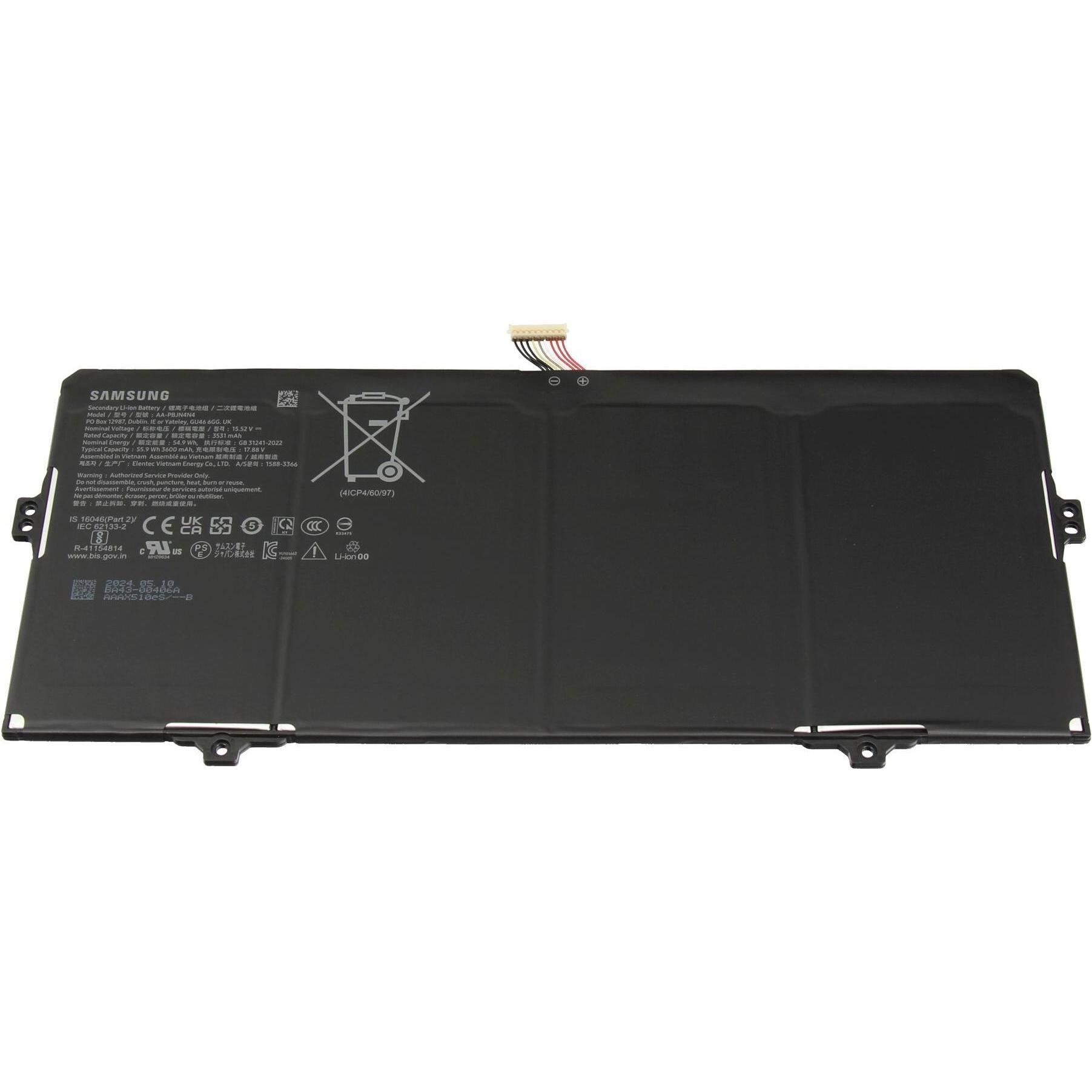 Samsung AA-PBJN4N4 (4 Zellen, 3600 mAh), Notebook Akku