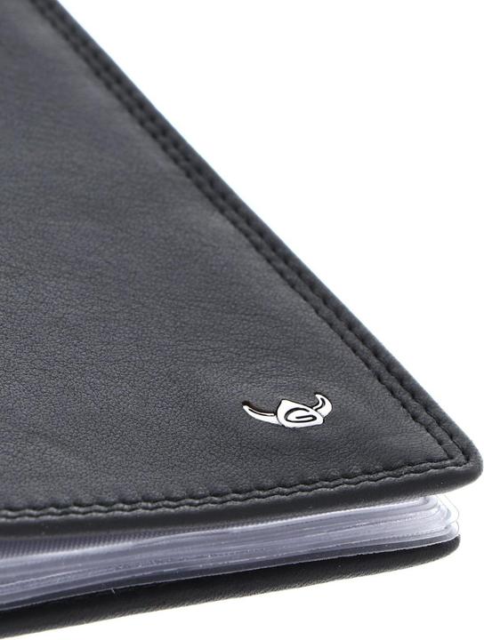 Actual product image Golden Head Polo ID card holder RFID leather 9 cm